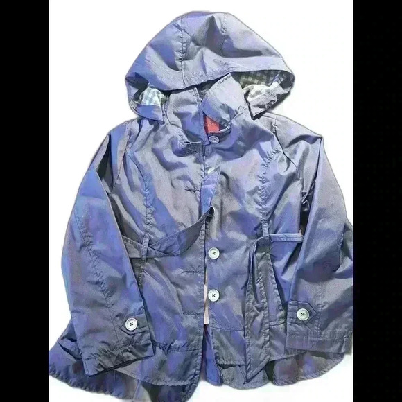 Stylish Navy Blue Lightweight Hooded Jacket - Picture 1 of 6